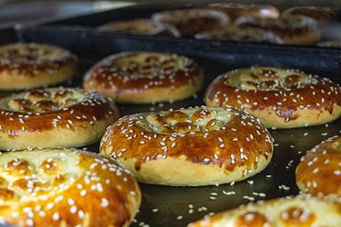 پخت نان رمضان تبریزی