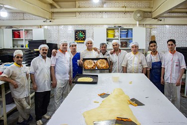 پخت نان رمضان تبریزی