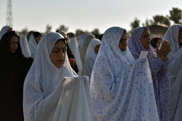 برگزاری نماز عید فطر در زرین دشت 