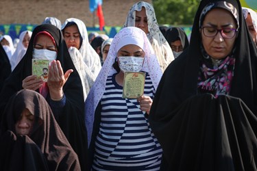 اقامه نماز عید سعید فطر همراه با جشن خانوادگی در آباده