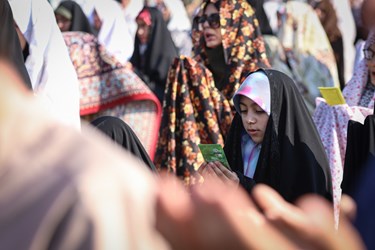 اقامه نماز عید سعید فطر همراه با جشن خانوادگی در آباده