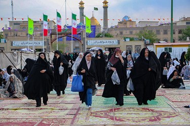 نماز «عید سعید فطر» در حرم خضرت عبدالعظیم(ع)