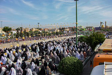 نماز «عید سعید فطر» در حرم خضرت عبدالعظیم(ع)