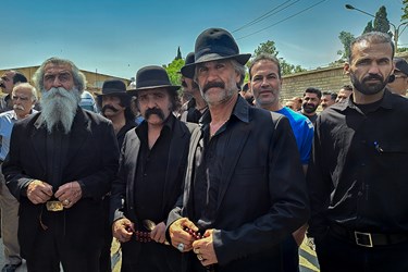 تشییع و خاکسپاری پهلوان «خلیل عقاب» در شیراز