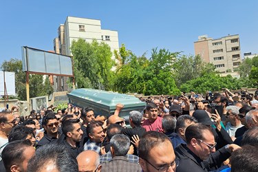 تشییع و خاکسپاری پهلوان «خلیل عقاب» در شیراز