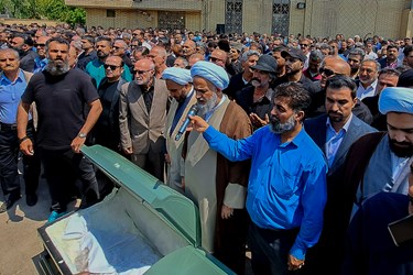 تشییع و خاکسپاری پهلوان «خلیل عقاب» در شیراز