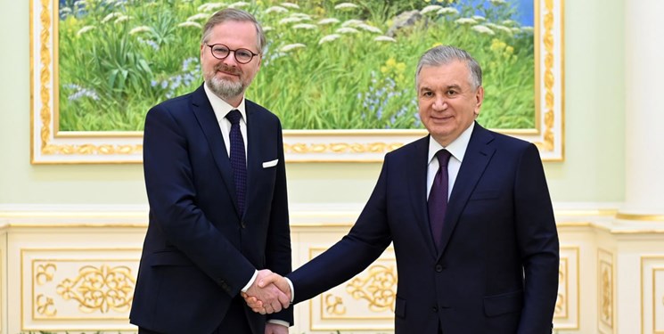 همکاری صنعتی محور دیدار رئیس جمهور ازبکستان و نخست وزیر چک