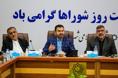 رضا علیخانی معاون عمرانی استاندار مازندران در مراسم معارفه شهردار ساری