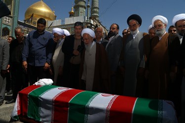 تشییع آیت الله سلیمانی در قم