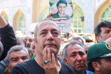 مراسم با شکوه تشییع پیکر حمید رضا الداغی در سبزوار