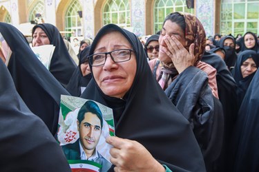 مراسم با شکوه تشییع پیکر حمید رضا الداغی در سبزوار