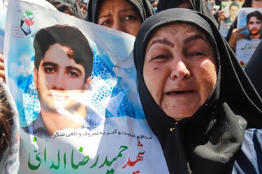 مراسم با شکوه تشییع پیکر حمید رضا الداغی در سبزوار
