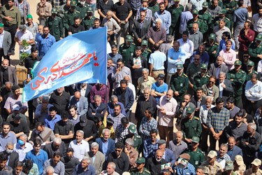 مراسم با شکوه تشییع پیکر حمید رضا الداغی در سبزوار