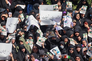 مراسم با شکوه تشییع پیکر حمید رضا الداغی در سبزوار