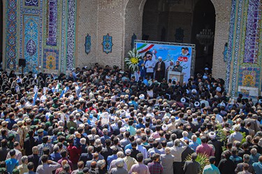 آیین تشییع پیکر شهید« الداغی» در سبزوار
