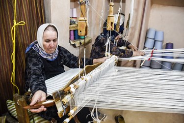 روستای «رویین» اسفراین، قطب نساجی سنتی کشور