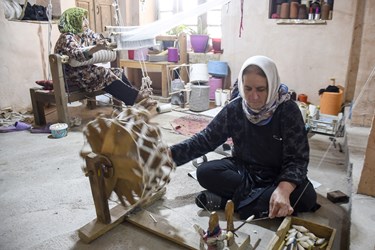 روستای «رویین» اسفراین، قطب نساجی سنتی کشور