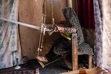 روستای «رویین» اسفراین، قطب نساجی سنتی کشور