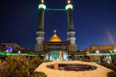 برافراشتن پرچم سیاه بر فراز حرم سیدالکریم