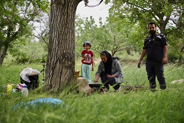 گزارش تصویری| برپایی آئین کهن «پنجاه بدر» در قزوین