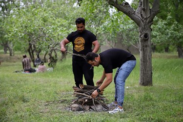 گزارش تصویری| برپایی آئین کهن «پنجاه بدر» در قزوین