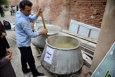 گزارش تصویری| برپایی آئین کهن «پنجاه بدر» در قزوین