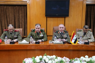 دیدار رئیس ستاد نیروهای  مسلح سوریه با وزیر دفاع