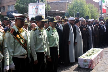 آیین تشییع پیکر شهید «مهدی هادی» در زنجان