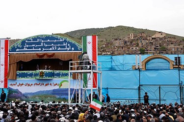 سخنرانی رهبر معظم انقلاب اسلامی در جمع مردم مریوان