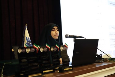 سخنرانی خانم انصاری مدرس حوزه علمیه خواهران و منتخب مقاله برگزیده 