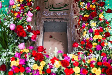 مراسم تدفین شهید گمنام در سازمان پدافند غیرعامل