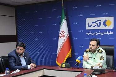 دیدار سردار سعید منتظرالمهدی معاون فرهنگی اجتماعی و سخنگوی فرماندهی کل انتظامی کشور با مدیران خبرگزاری فارس