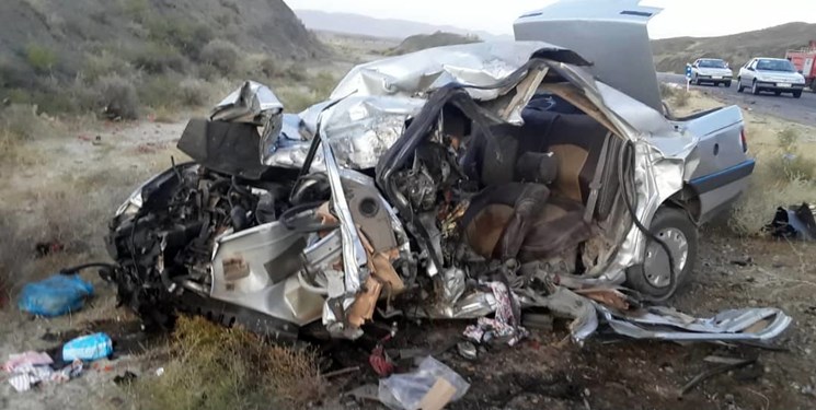 حادثه خونین رانندگی در محور صوفیان - مرند با 4 کشته