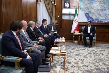 دیدار مالکساندر نواک معاون نخست وزیر روسیه و هیات همراه با محمد مخبر معاون اول رئیس جمهور