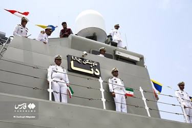 استقبال الدورية البحرية 86 في ميناء بندر عباس