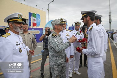 مراسم الاستقبال الرسمي للدورية 86 للقوة البحرية الايرانية