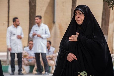تشییع پیکر مطهر 5 شهید مرزبانی در زاهدان