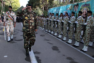 سان دیدن امیر سرتیپ نوذر نعمتی جانشین فرمانده نیروی زمینی ارتش از یگان‌های حاضر در میدان