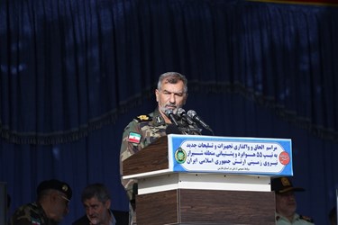 سخنرانی امیر سرتیپ دوم رضایی فرمانده ارشد نظامی ارتش در منطقه فارس