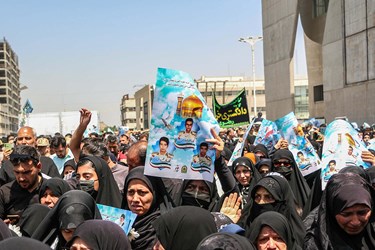 تشییع پیکر ۳ شهید مرزبان خراسانی در مشهد مقدس
