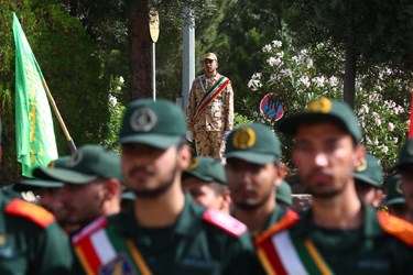 صبحگاه مشترک نیروهای مسلح قم به مناسبت 3 خرداد