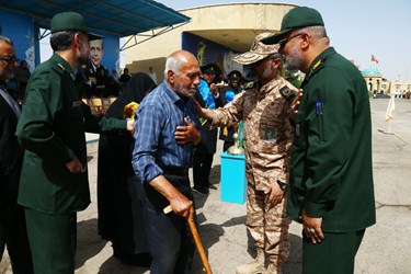 صبحگاه مشترک نیروهای مسلح قم به مناسبت 3 خرداد