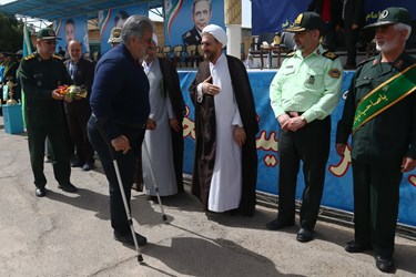 صبحگاه مشترک نیروهای مسلح قم به مناسبت 3 خرداد