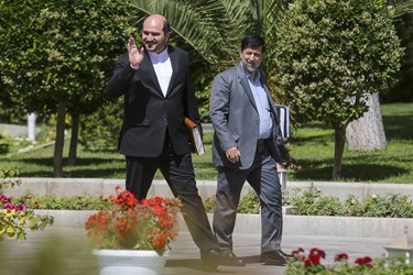 محسن منصوری معاون اجرایی رئیس جمهور در حاشیه جلسه هیأت دولت