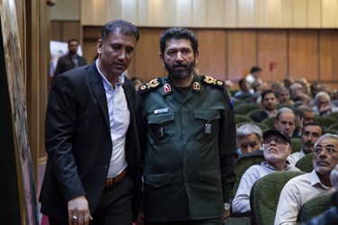ورود سردار حسن زاده فرمانده سپاه تهران در مراسم گرامیداشت سالروز آزادسازی خرمشهر