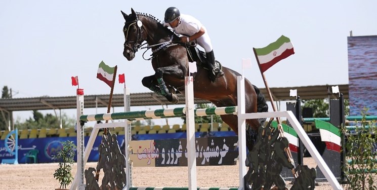 نفرات برتر مسابقات پرش با اسب جام آریوس با حضور وزیر ورزش +عکس
