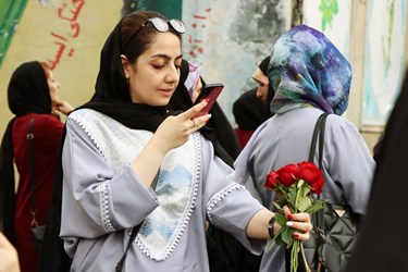 عکس| استقابل از خادمین رضوی در رشت