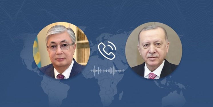 دعوت رئیس جمهور قزاقستان از «اردوغان» برای حضور در نشست کشورهای ترک