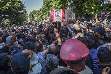 تشییع پیکر«شهید احمدی» در بجنورد