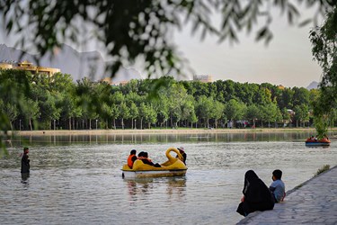 حضور عصرگاهی کنار«زاینده رود»